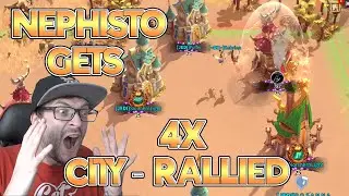 THE TITAN FALLS?! Nephisto #1 POWER Player Gets 4x RALLIED In Server 33! JEDI & DX Family No Mercy