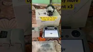 Dji mini 4 pro Fly more combo 34 mint x3   #dji #djimini4pro #drone #viral #shorts #short #trending