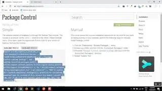 Sublime Text 3 (useful shortcuts and package)