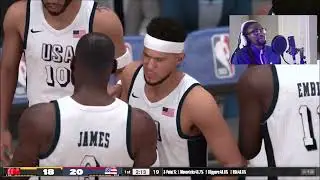 NBA 2K24 - Olympics Basketball USA vs Germany Paris France Xavier Stone Stream