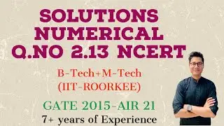 Solutions unit|Q.No-2.13 NCERT|Chemistry|Atul Saran
