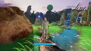 Unreal engine 5 Stylized graphic - studio ghibli style - Landscape steps showcase part1
