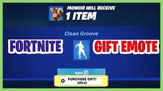 How to GIFT EMOTE (Fortnite) | Fortnite How to Gift Emote (2024)!