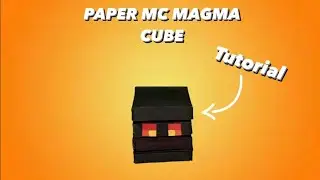 PAPER Minecraft Magma Cube | DIY Tutorial |