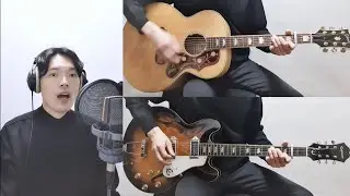 Oasis - Half The World Away, Guitar & Vocal Cover
