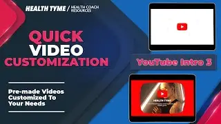 Video Customization - YouTube Intro 3