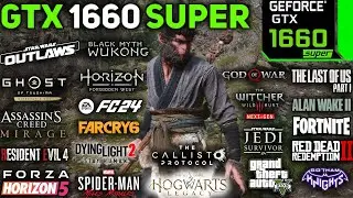 GTX 1660 SUPER Test in 25 Games in 2024