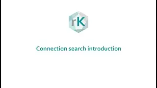 Connection search introduction