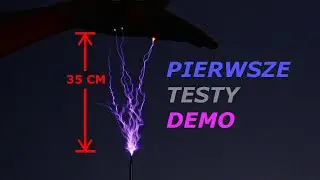 Monstrualna Cewka Tesli 2# - Wyładowania demo