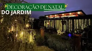 DECORAÇÃO DE NATAL MÁGICA ✨#jardimnatalino #natal2024 #christmasdecor