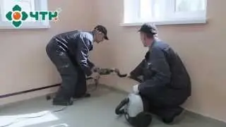 Монтаж нагревательной секции