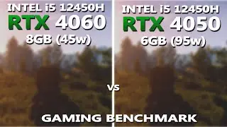 Laptop RTX 4050 vs RTX 4060 Gaming Benchmark Test | Tested in 10 Games | Which one is Enough ? |