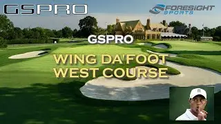 Excellent!!! Wing Da'Foot West Course on GSPro Golf Simulator