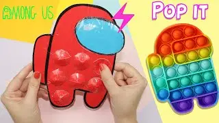POP IT своими руками / Как сделать Антистресс из бумаги своими руками / TikTok fidget toys 