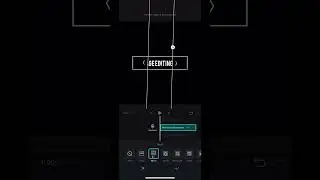 Cinematic text reveal on Vn video editor| text reveal using mirror mask
