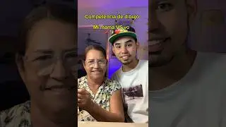 Competencia de dibujo mi mamá versus yo ❤️✨🖍️ #arte #dibujo