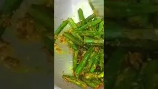ASMR | Bhindi Masala | Okra Fry 