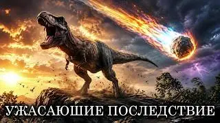 An hour before and after the asteroid impact: the last day of the dinosaurs