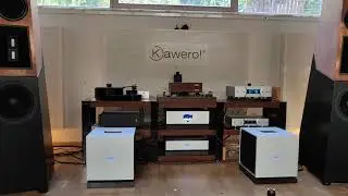 Kaiser Kawero Grande speakers and Pilium Audio mono block power amplifiers