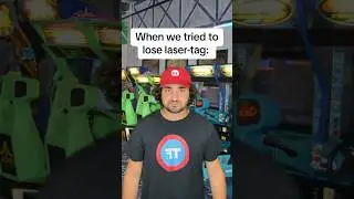 When we tried to lose laser-tag #comedy #shorts