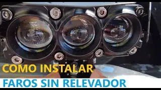 Como instalar  Faros Led Auxiliares sin relevador en tu Auto. | Probado en un Nissan Platina 2005.