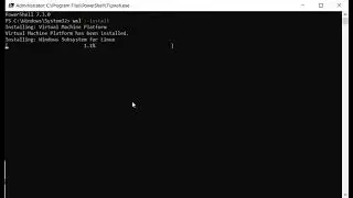 How to install Windows Subsystem for Linux with Powershell