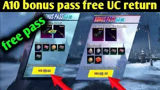 Bonus Pass kaise karun | Purchase For 310 UC New Bonus Pass | Free Mythic Emblem Materials PUBG/bgmi