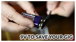 This 9V battery trick can save your outdoor gig!
