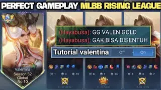 PERFECT GAMEPLAY VALENTINA MLBB RISING LEAGUE!! TUTORIAL VALENTINA GOLD ADA DISINI! - MOBILE LEGENDS