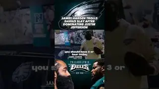 James Harden TROLLS Darius Slay: Expose Justin Jefferson: Philadelphia Eagles #shorts