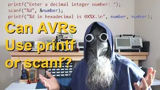 Using printf and scanf with UART on AVRs (EP 55)