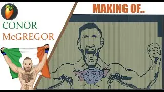 Making Of Conor McGregor Midi Art | Timelapse Of  Conor McGregor  MIDI Art