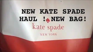KATE SPADE HAUL & MY NEW BAG !