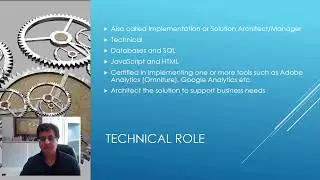 Web Analytics Career - Technical Web Analyst Role. Web Analytics Tool Implementation.