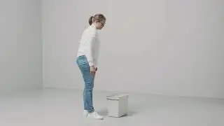 Контейнер с крышкой/ведро для мусора/на дверцу/подвесной/напольный/для дома и улицы/белый