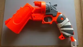 Nerf Fortnite Flare inline clip mod prototyping