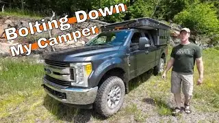 Securing My Camper: How I Bolted It To The Bed Of My Truck