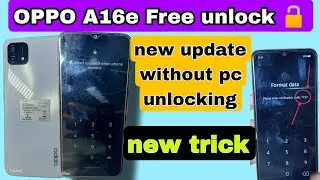 OPPO A16e Hard Reset Without Pc | Oppo A16e Factory Reset Pattern/Lock/Password Unlock | 2023