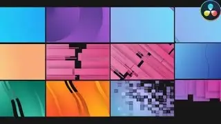 Trendy Shape Transitions DaVinci Resolve Template Download