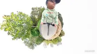 tiny world effect taken using insta360 one x2