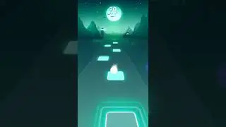 Играю в Tiles Hop в первый раз