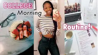 COLLEGE MORNING ROUTINE *senior year*