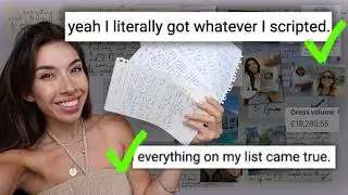 How to use SCRIPTING to manifest anything.
