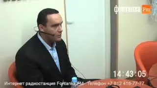 Актер, бодибилдер Александр Невский на радио Фонтанка ФМ.