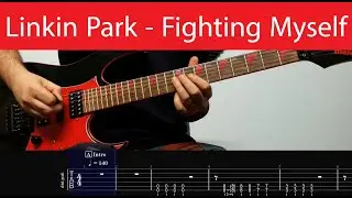 Linkin Park - Fighting Myself Guitar Cover With Tabs(Drop Db)