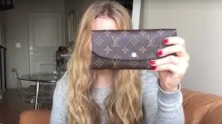 Louis Vuitton Emilie Wallet (Rose Nacre) REVEAL!