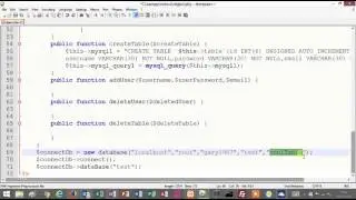 Tutorial 11 - PHP - Building a database object that implements an Interface in OOP - Part 5