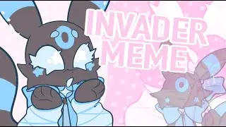 INVADER MEME // Artfight 2024 Attack @v̈̇@Clover_Animations