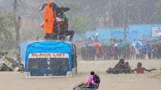 Uruguay is under water! heavy rain, big floods hit Montevideo until it sank!