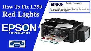 Let's fix Service Required with the Epson L355 Resetter Adjustment Program.